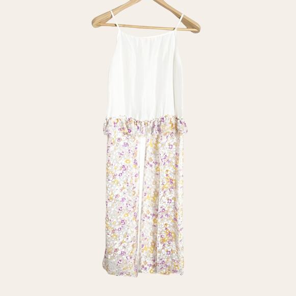 See by Chloe Abstract Felt Asymmetrical BOHO Top Size S - Picture 2 of 9